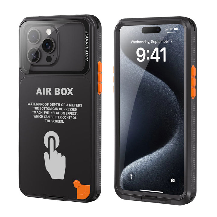 ARMOR-X Universal Waterproof Case only compatible with iPhone 6.7". Great for beach, pool, fishing, swimming, boating, kayaking, snorkeling surfing, rafting, skiing and water park activities.
