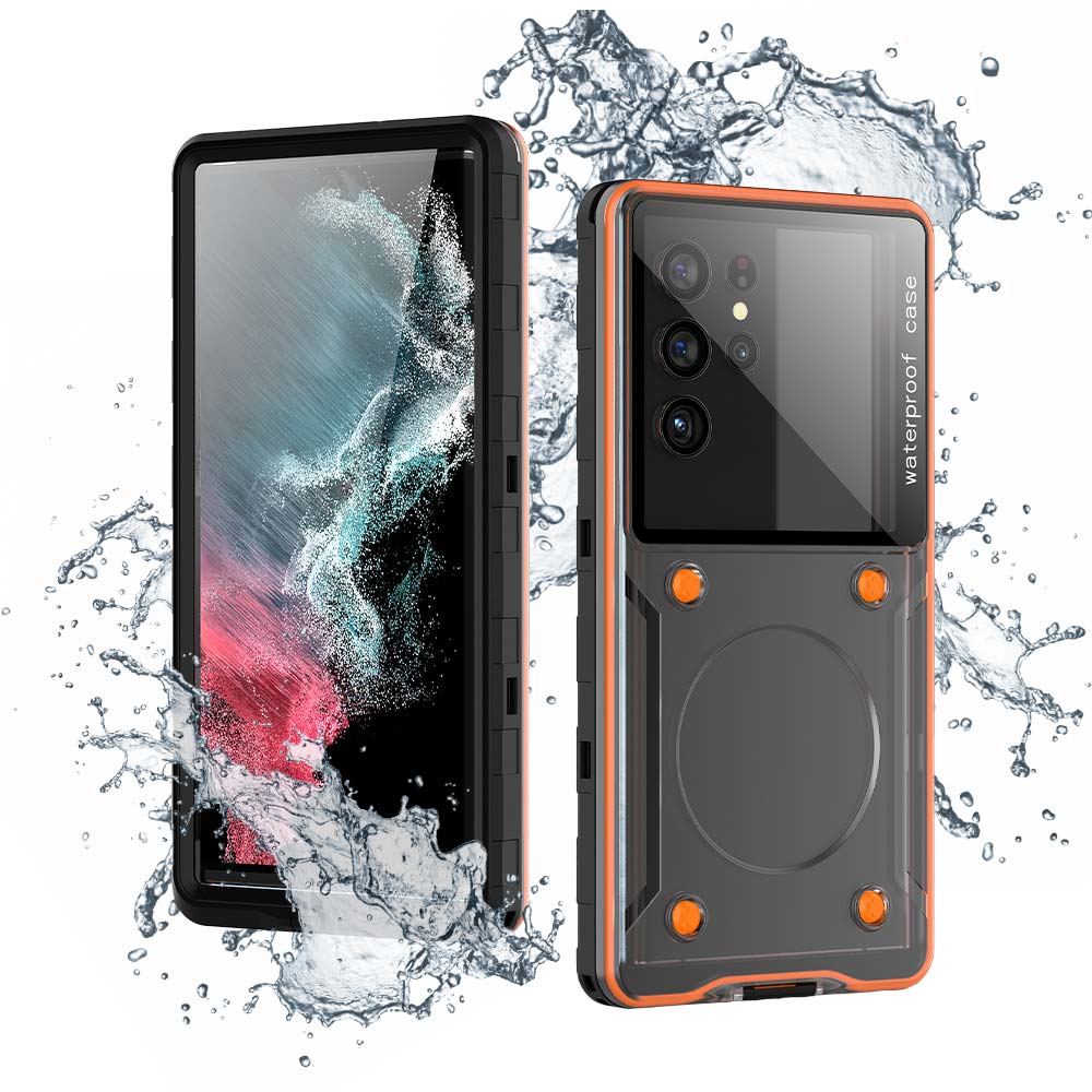 ARMOR-X Universal Waterproof Case for smartphones. Perfect for beach, swimming, kayaking, snorkeling surfing, rafting, fishing, mountaineering, skiing and water park activities.