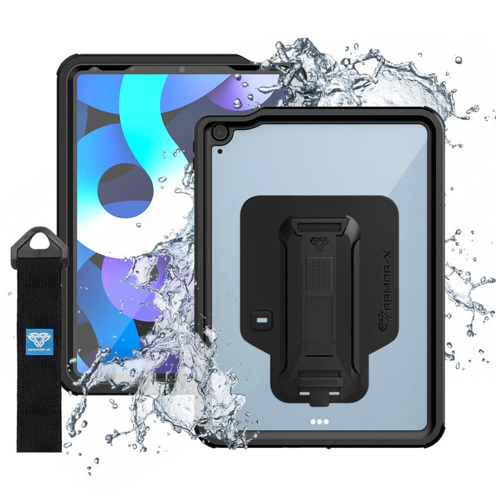 MXS-A14S | iPad Air 4 2020 / Air 5 2022 | IP68 Waterproof, Shock & Dust Proof Case With Handstrap & Kickstand & X-Mount