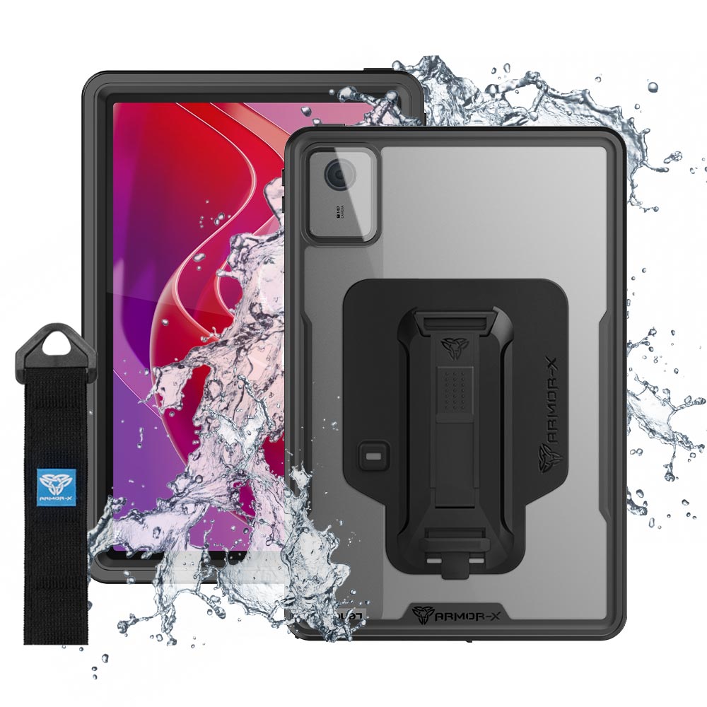 MXS-LN-M11 | Lenovo Tab M11 / K11 TB330 | IP68 Waterproof, Shock & Dust Proof Case With Handstrap & Kickstand & X-Mount
