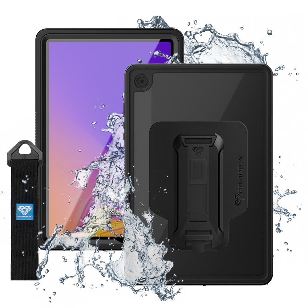 ARMOR-X Samsung Galaxy Tab A9+ A9 Plus ( 11" ) SM-X210 / SM-X215 / SM-X216 Waterproof Case IP68 shock & water proof Cover. Mountable Rugged Design with waterproof protection.