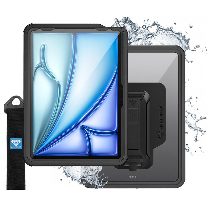 MXS-iPad | iPad / iPad mini / iPad air / iPad Pro | IP68 Waterproof, Shock & Dust Proof Case With Handstrap & Kickstand & X-Mount