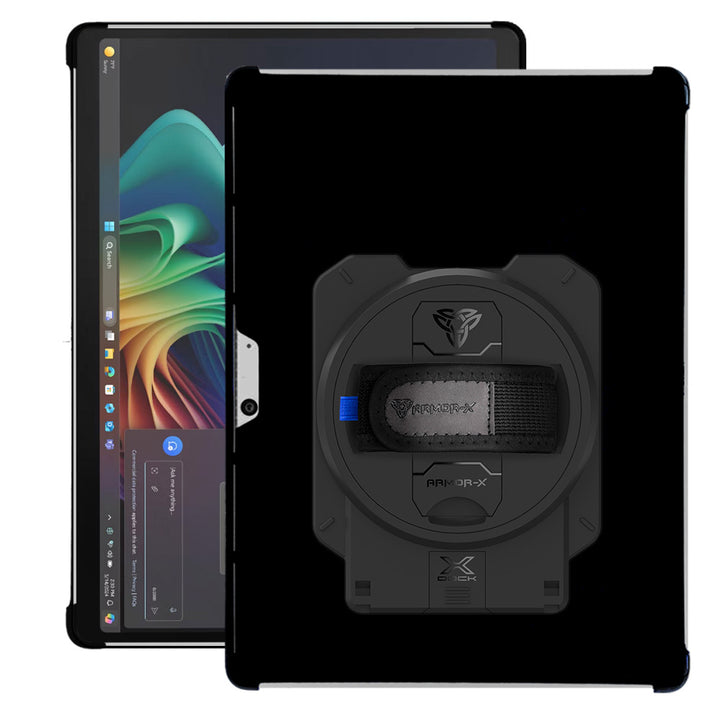 ARMOR-X Microsoft Surface Pro 13-inch Copilot+ PC shockproof case with X-DOCK modular eco-system.