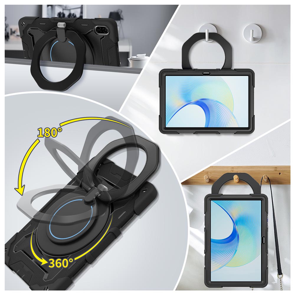 ARMOR-X Honor Pad X8a shockproof case, impact protection cover. Large handle for comfortable one-hand grip to easily carry and travel.