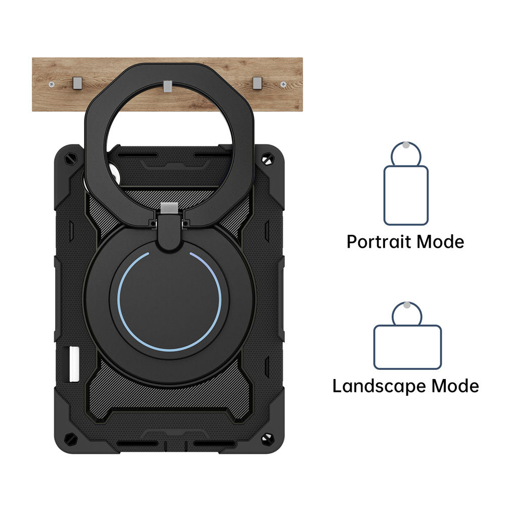 NON-HW-MTPP-PCE | Huawei MatePad Pro 13.2 (2023) PCE-W30 / (2025) PCE-W29 | Rugged Case with Kick-Stand & Folding Grip & Pencil Holder