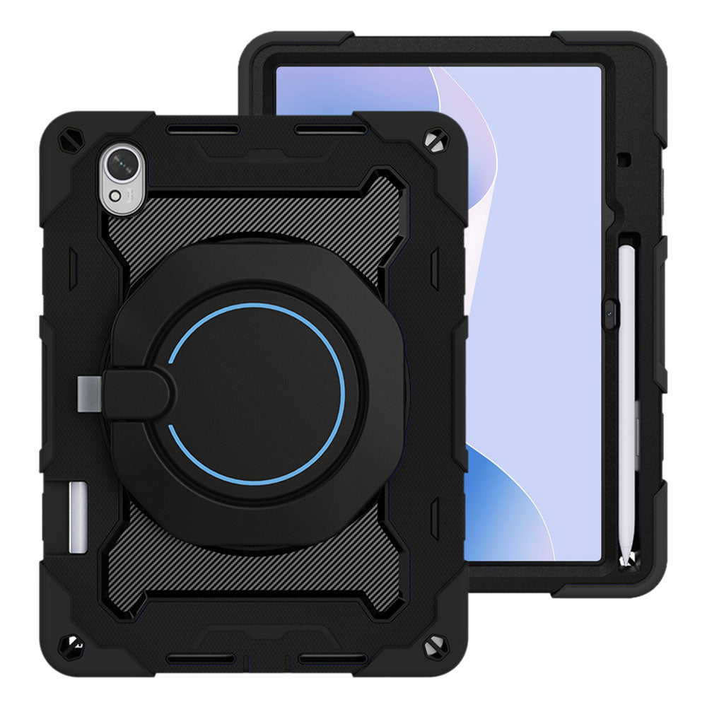 ARMOR-X Huawei MatePad 11.5 S shockproof case, impact protection cover. Rugged case with kick stand. Hand free typing, drawing, video watching.