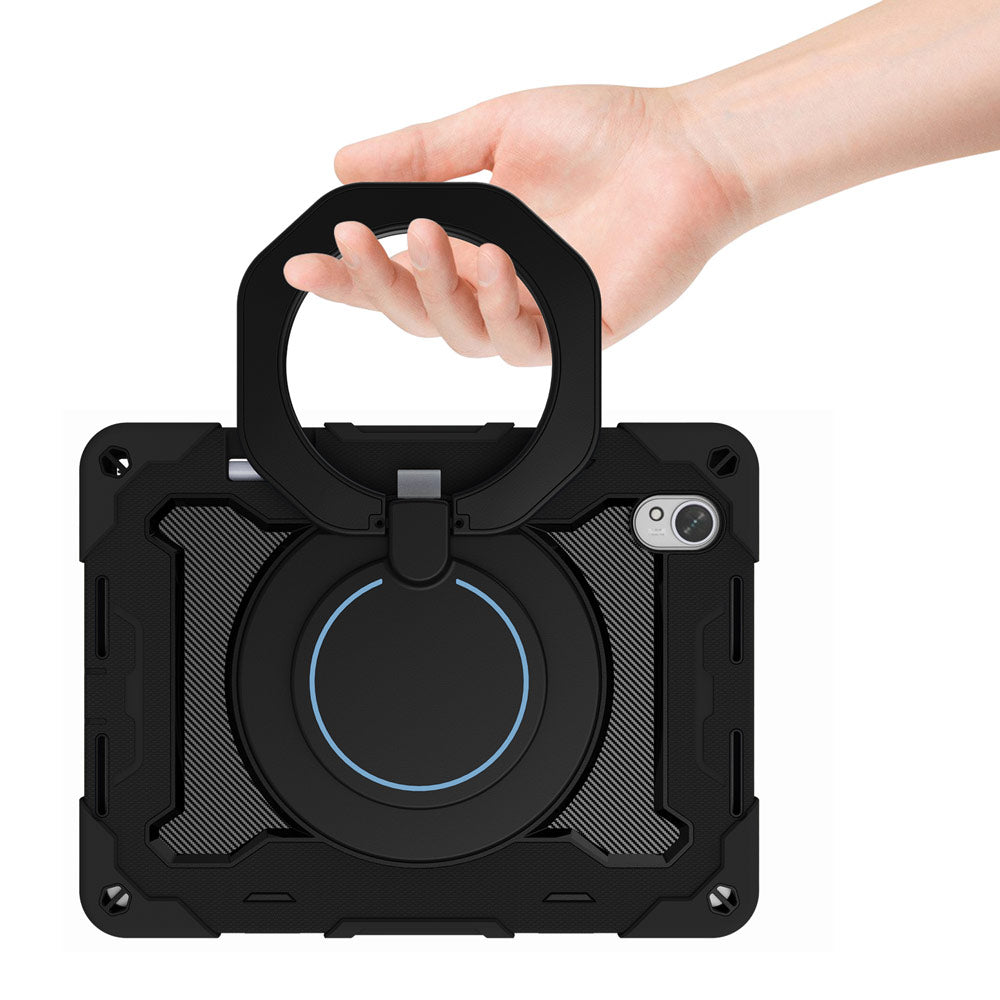 NON-HW-MTP_TGR | Huawei MatePad 11.5 S | Rugged Case with Kick-Stand & Folding Grip & Pencil Holder