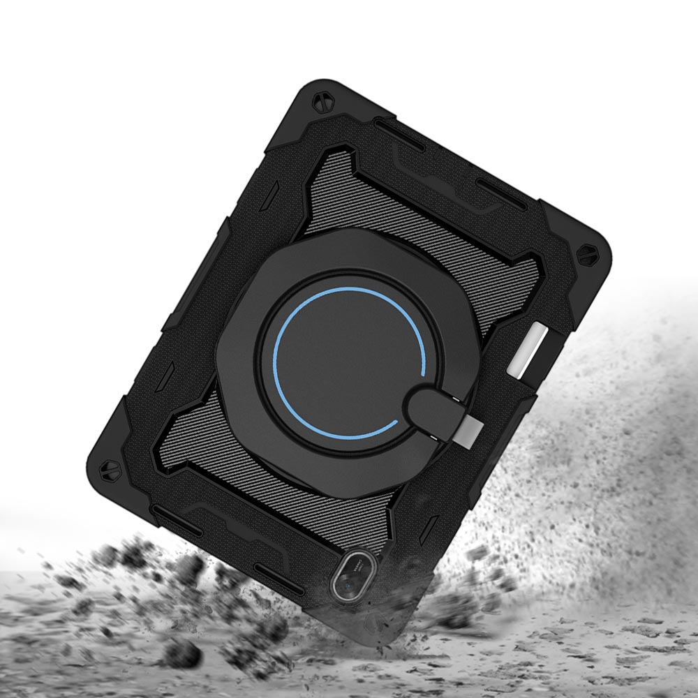 ARMOR-X Huawei MatePad 11.5 (2025) TXZ-W09 shockproof case, impact protection cover with kick stand. Rugged protective case with the best dropproof protection.
