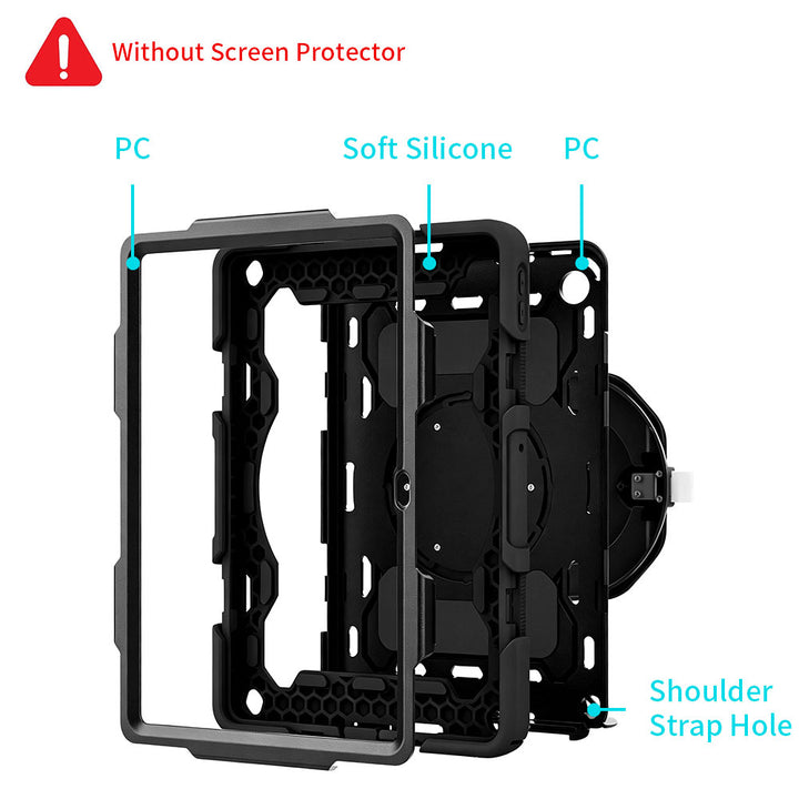 ARMOR-X Lenovo Tab K10 Gen 2 TB311 / Lenovo Tab ( 10.1" TB311 ) shockproof case, three-layer shock absorbing construction provides complete protection against accidental drops, bumps and shocks.