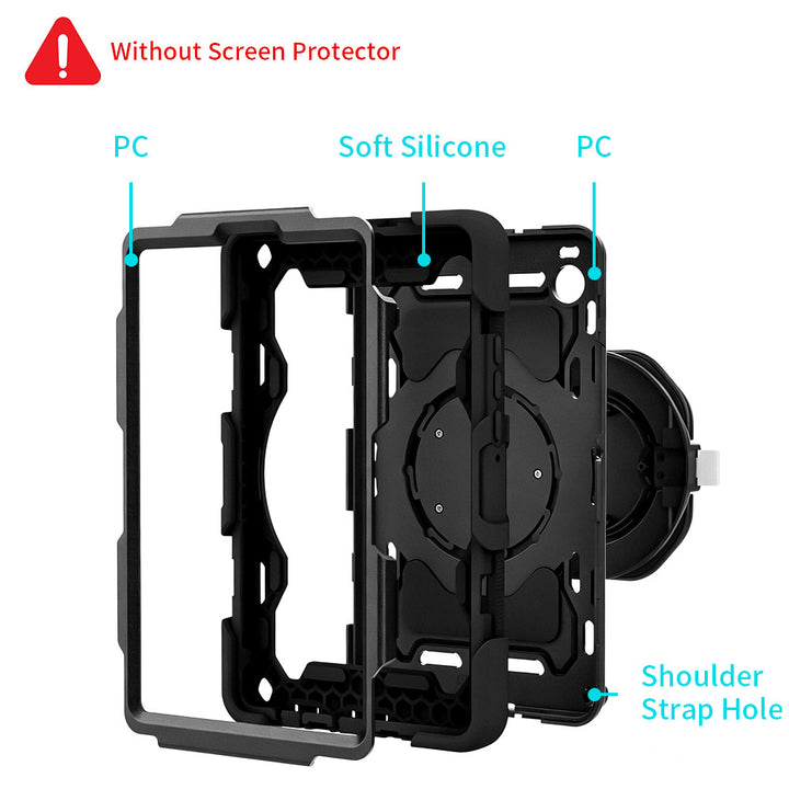 ARMOR-X Samsung Galaxy Tab A11 ( 8.7" ) SM-X130 / SM-X133 / SM-X135 shockproof case, three-layer shock absorbing construction provides complete protection against accidental drops, bumps and shocks.