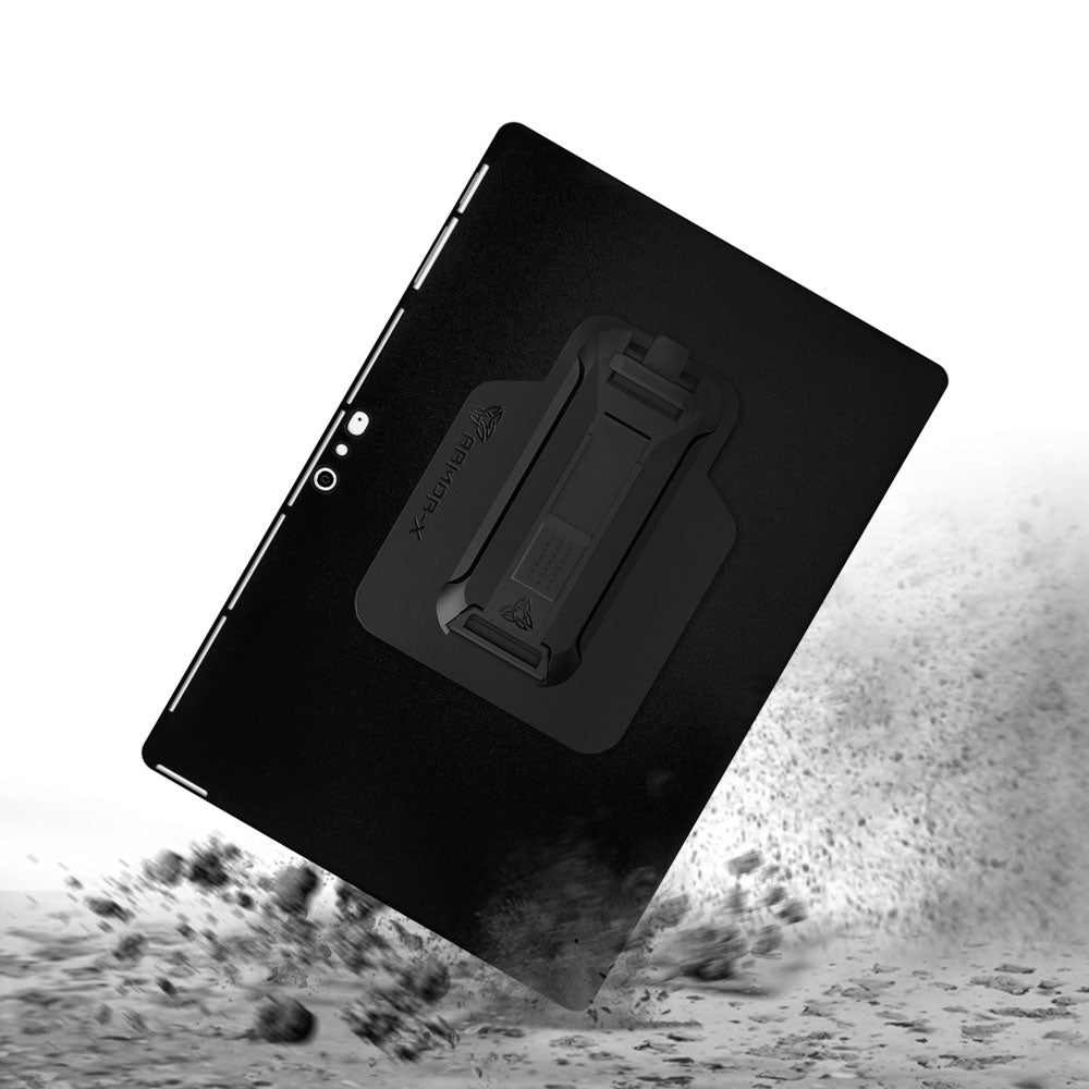 NXS-MS-SFP6 | Microsoft Surface Pro 7 / 7 Plus / 6 / 5 / 4 | Protective case w/ hand strap & X-mount support smart keyboard