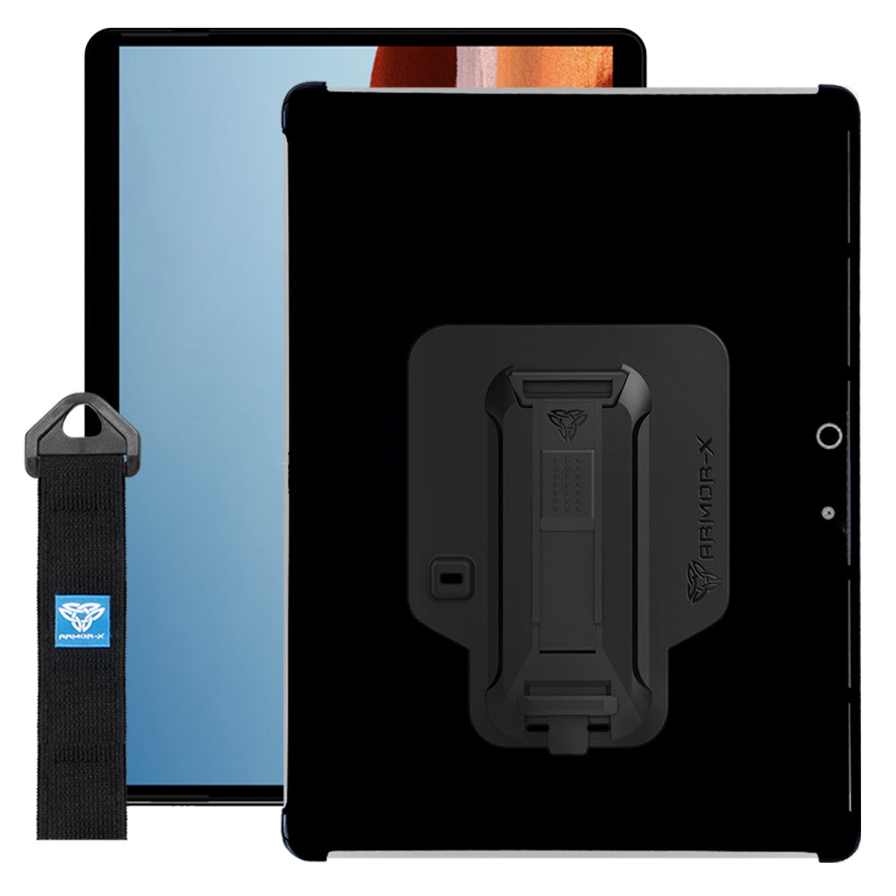 NXS-MS-SFPRX | Microsoft Surface Pro X | Protective case w/ hand strap & X-mount support smart keyboard