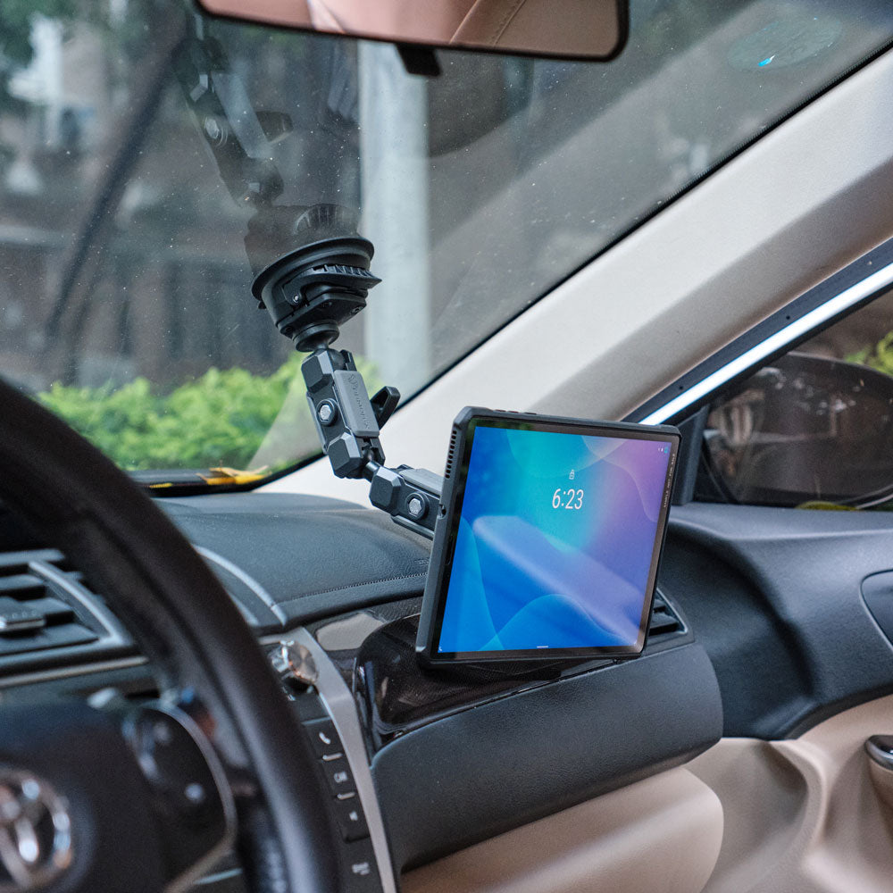 P23T | Heavy-Duty Strong Suction Cup Mount | ONE-LOCK for Tablet