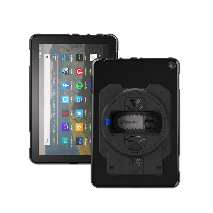 ARMOR-X Amazon Fire HD 8 (2024, 2022, 2020) / HD 8 Plus (2022, 2020) shockproof case with X-DOCK modular eco-system.