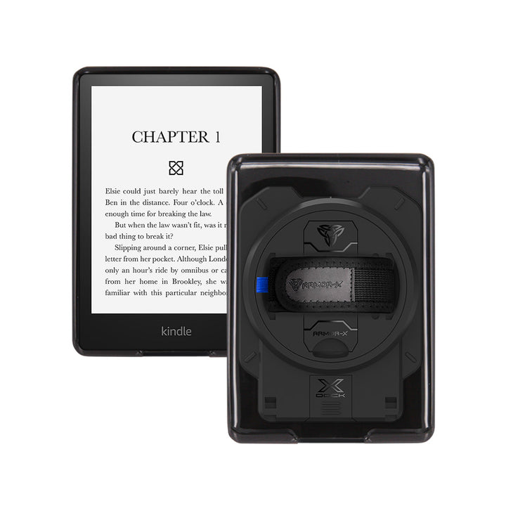 ARMOR-X Amazon Kindle Paperwhite 5 2021 shockproof case with X-DOCK modular eco-system.