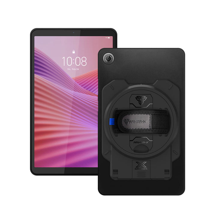 ARMOR-X Lenovo Tab K9 / Lenovo Tab One TB305 shockproof case with X-DOCK modular eco-system.