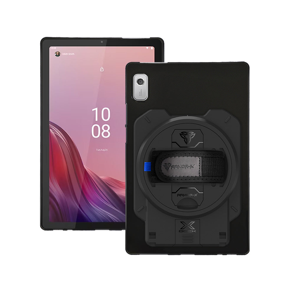 Custodia Lenovo Tab M9 (TB-310FU) Con Supporto E Portacarte – Pelle Sintetica Verde