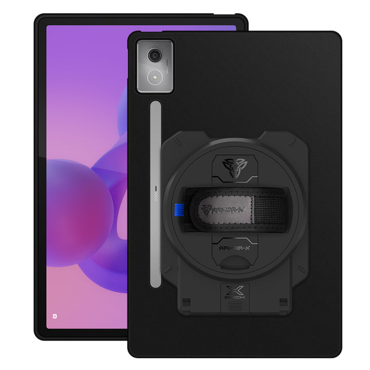 ARMOR-X Lenovo Idea Tab Pro TB373 shockproof case with X-DOCK modular eco-system.