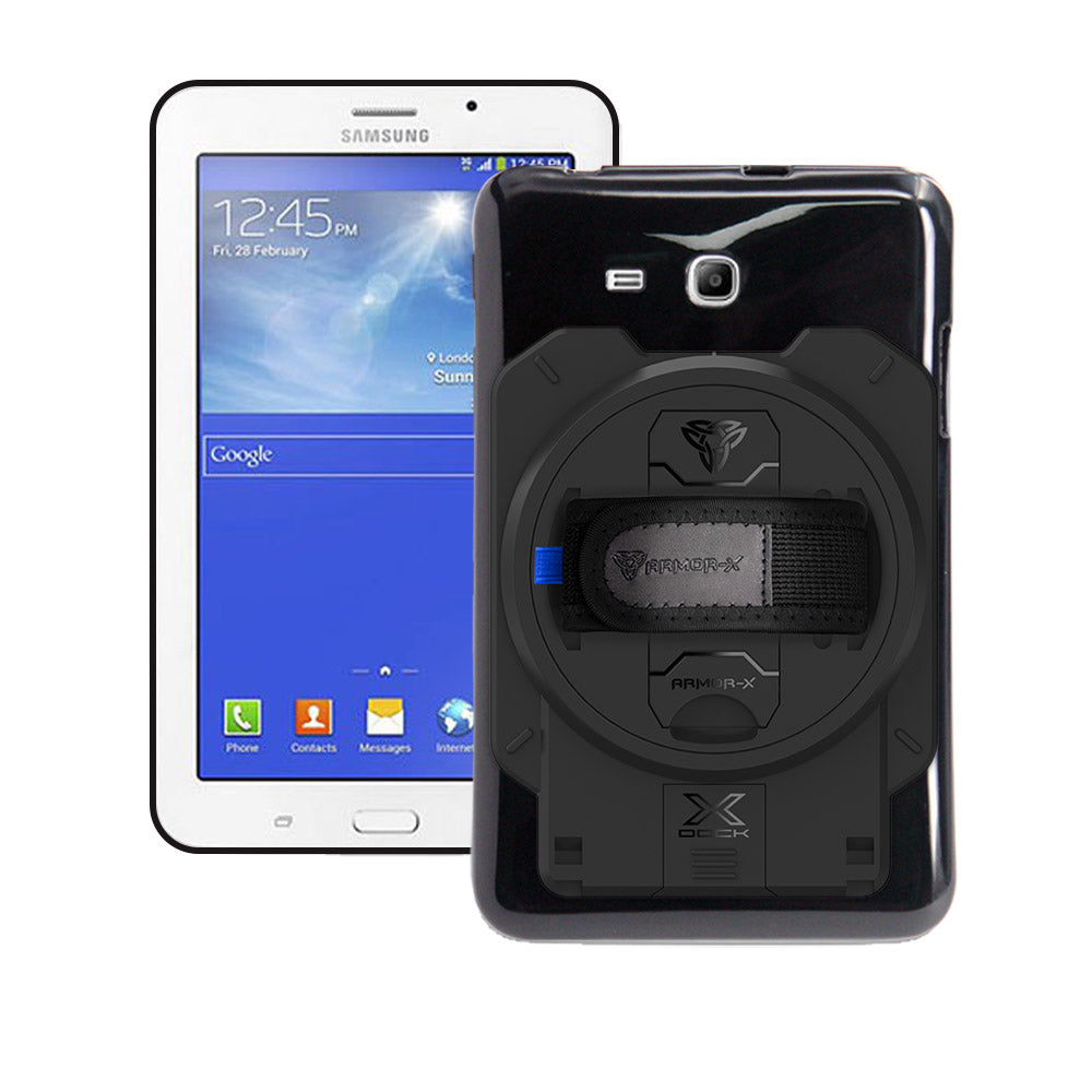 ARMOR-X Samsung Galaxy Tab 3 Lite 7.0 T116 T113 T111 T110 shockproof case with X-DOCK modular eco-system.