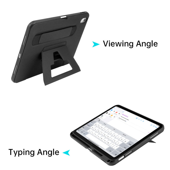PKN-iPad-N5 | iPad 10.9 (10th Gen.) | Shockproof Case with Hand Strap and Kick-Stand