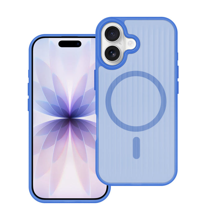ARMOR-X iPhone 17 case with MagSafe, corrugated pattern, TPU+PC protection, raised bezels, precise fit and responsive buttons.