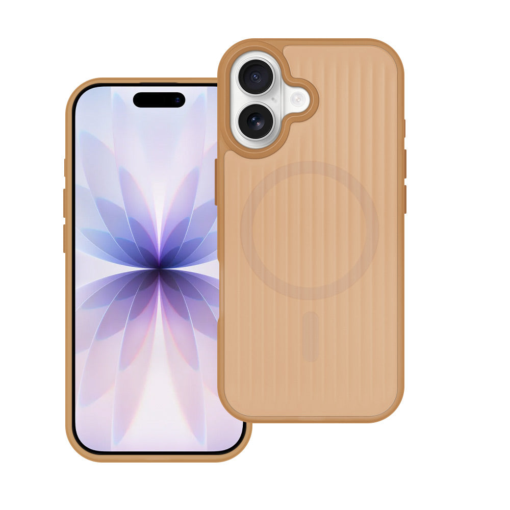 ARMOR-X iPhone 17 case with MagSafe, corrugated pattern, TPU+PC protection, raised bezels, precise fit and responsive buttons.
