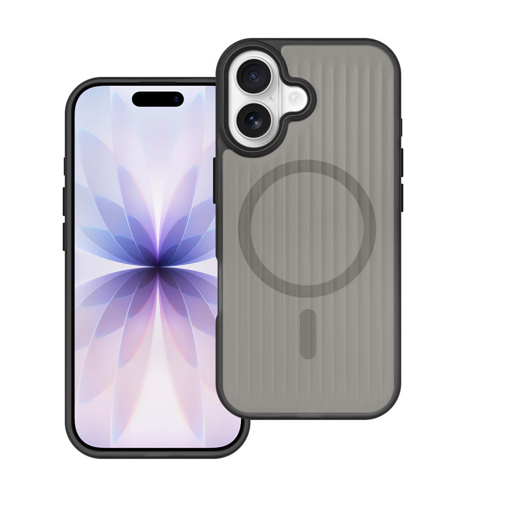 ARMOR-X iPhone 17 case with MagSafe, corrugated pattern, TPU+PC protection, raised bezels, precise fit and responsive buttons.