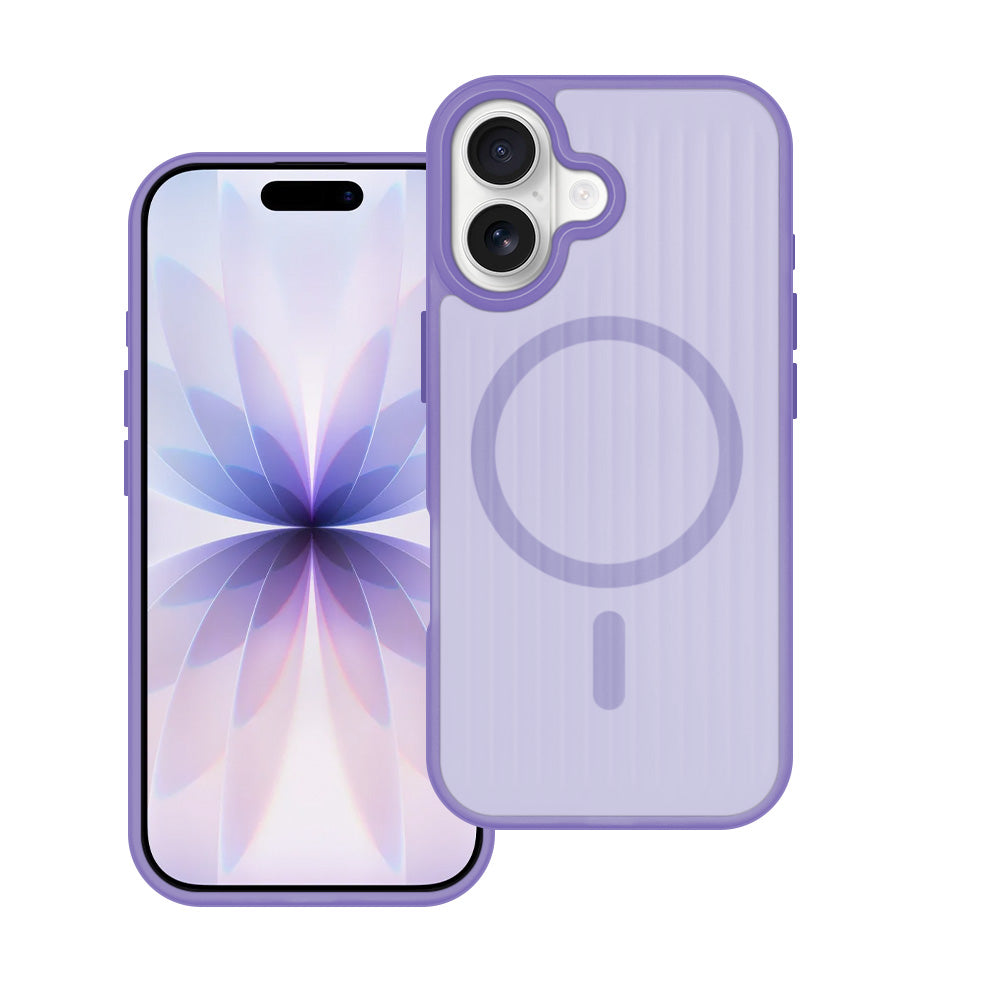 ARMOR-X iPhone 17 case with MagSafe, corrugated pattern, TPU+PC protection, raised bezels, precise fit and responsive buttons.