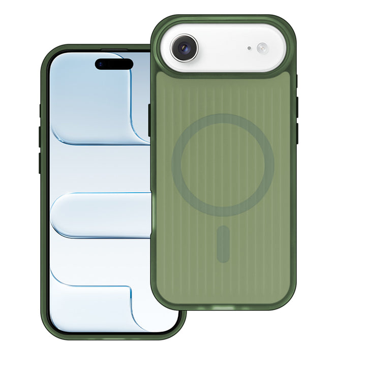 ARMOR-X iPhone Air / 17 Air case with MagSafe, corrugated pattern, TPU+PC protection, raised bezels, precise fit and responsive buttons.