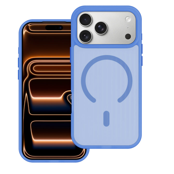 ARMOR-X iPhone 17 Pro Max case with MagSafe, corrugated pattern, TPU+PC protection, raised bezels, precise fit and responsive buttons.