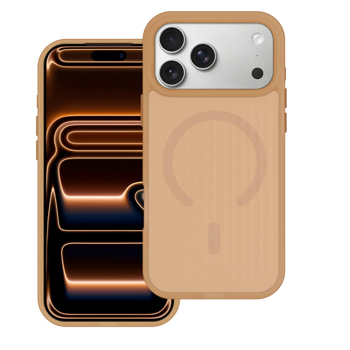 ARMOR-X iPhone 17 Pro Max case with MagSafe, corrugated pattern, TPU+PC protection, raised bezels, precise fit and responsive buttons.