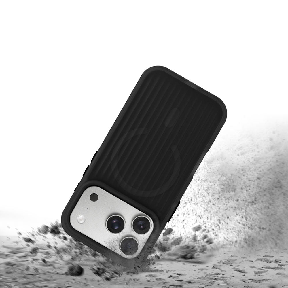 PTM-IPH-17PRO | iPhone 17 Pro | Corrugated Pattern Protective Case with MagSafe