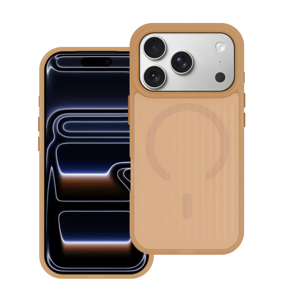 PTM-IPH-17PRO | iPhone 17 Pro | Corrugated Pattern Protective Case with MagSafe