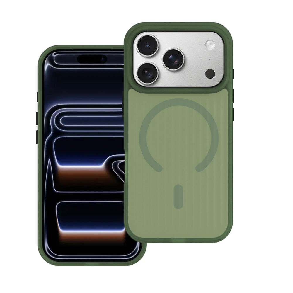 PTM-IPH-17PRO | iPhone 17 Pro | Corrugated Pattern Protective Case with MagSafe