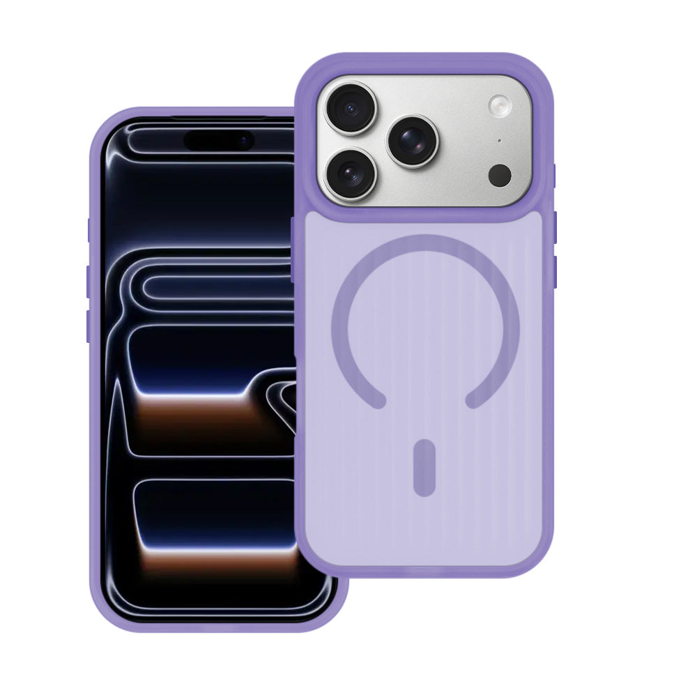 PTM-IPH-17PRO | iPhone 17 Pro | Corrugated Pattern Protective Case with MagSafe