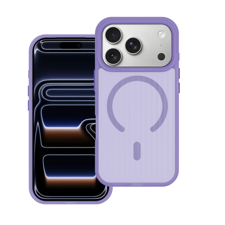PTM-IPH-17PRO | iPhone 17 Pro | Corrugated Pattern Protective Case with MagSafe