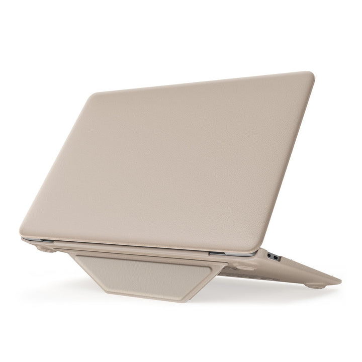 PUC-MB-A13V2 | MacBook Air 13" 2018 / 2020 (A1932 / A2179 / M1 A2337) | PU Leather Hard Shell Dual Layer Protective Cover