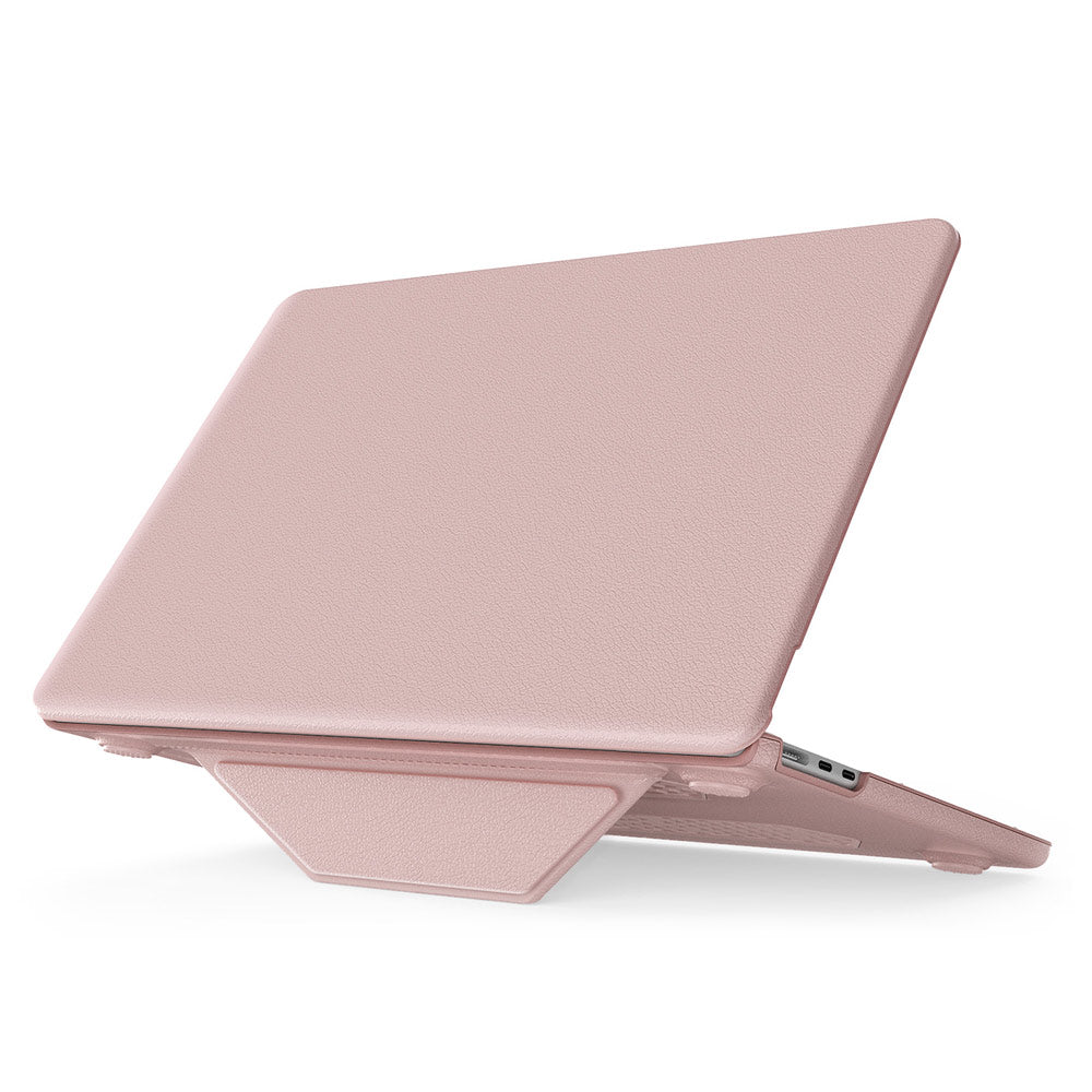 PUC-MB-A13V3 | MacBook Air 13.6" 2022 / 2024 (M2 A2681 / M3 A3113) | PU Leather Hard Shell Dual Layer Protective Cover