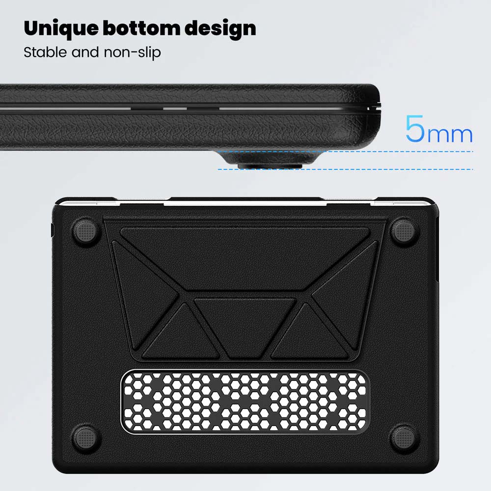 PUC-MB-NEO | MacBook Neo (A3404) | PU Leather Hard Shell Dual Layer Protective Cover