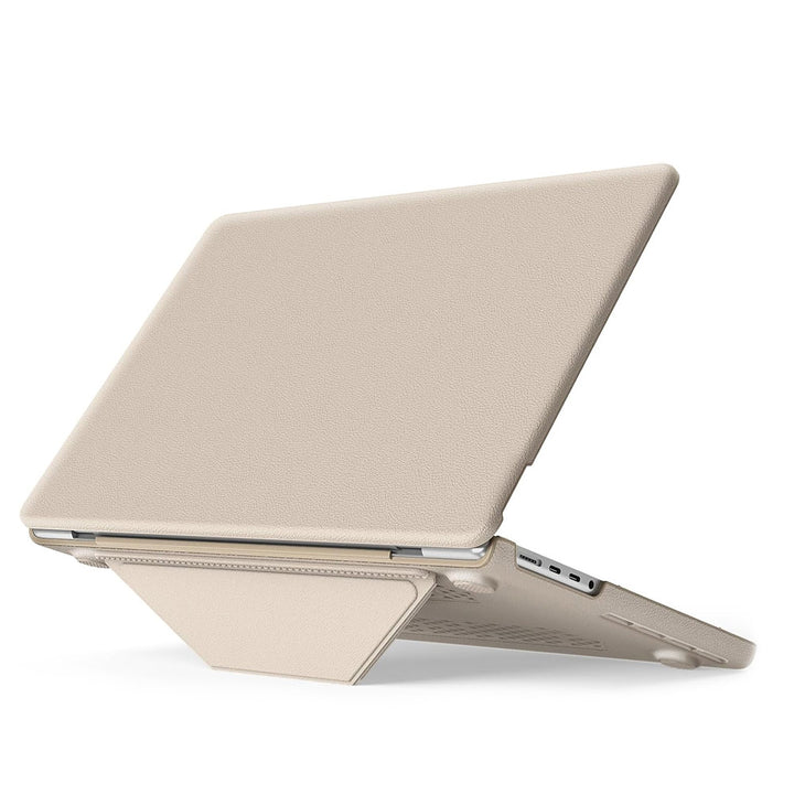 PUC-MB-P14 | MacBook Pro 14" 2021 / 2023 / 2024 (M1 Pro/Max A2442 / M2 A2779 / M3 A2918 A2992 / M4) | PU Leather Hard Shell Dual Layer Protective Cover