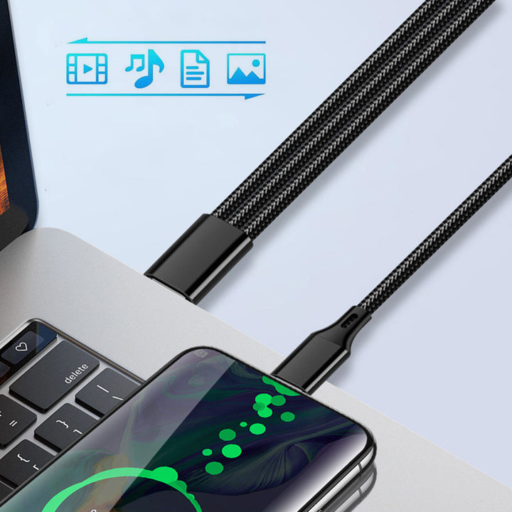 PWR-CB | 2 Meter / 1.2 Meter 3-in-1 Cable | USB-C • Micro • Lightning