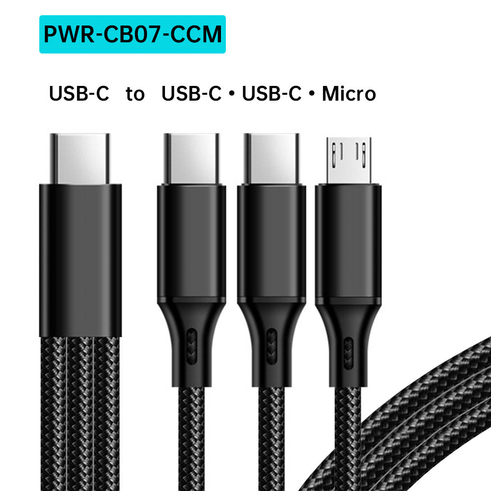 PWR-CB Meter Meter 3-in-1 Cable USB-C • Micro