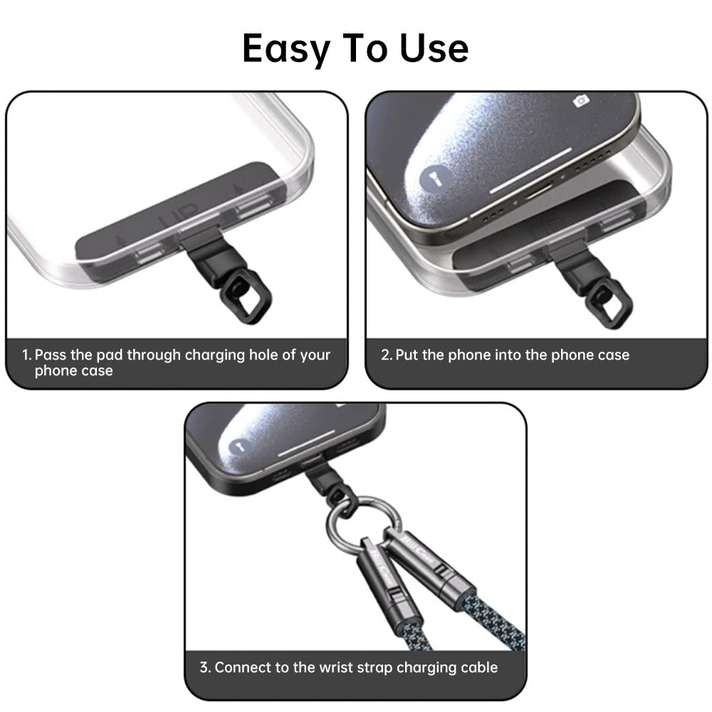 PWR-CB08 | Wrist Strap Charging Cable | TYPE-C