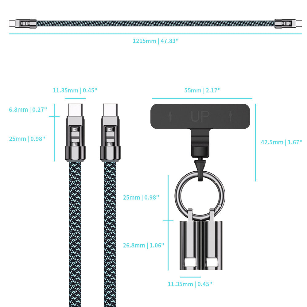 PWR-CB09 | Lanyard Charging Cable | TYPE-C