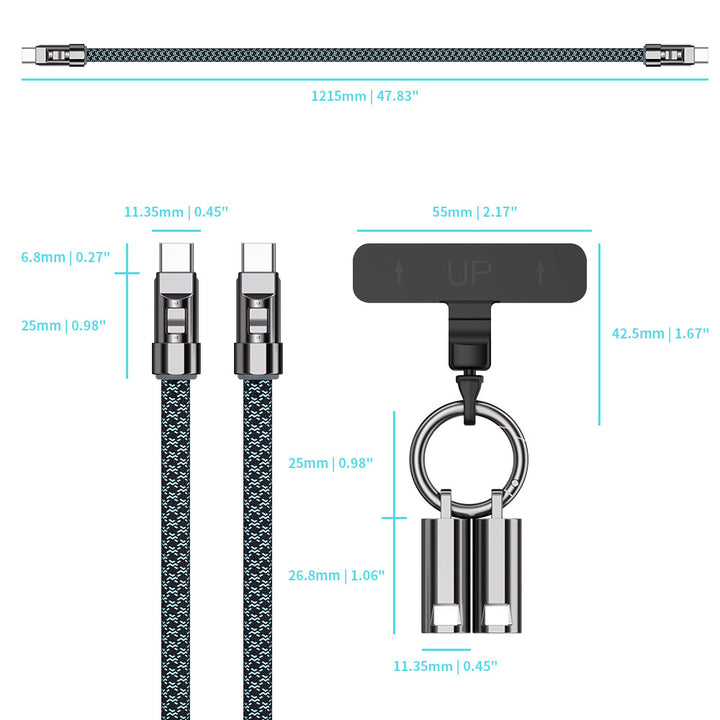 PWR-CB09 | Lanyard Charging Cable | TYPE-C