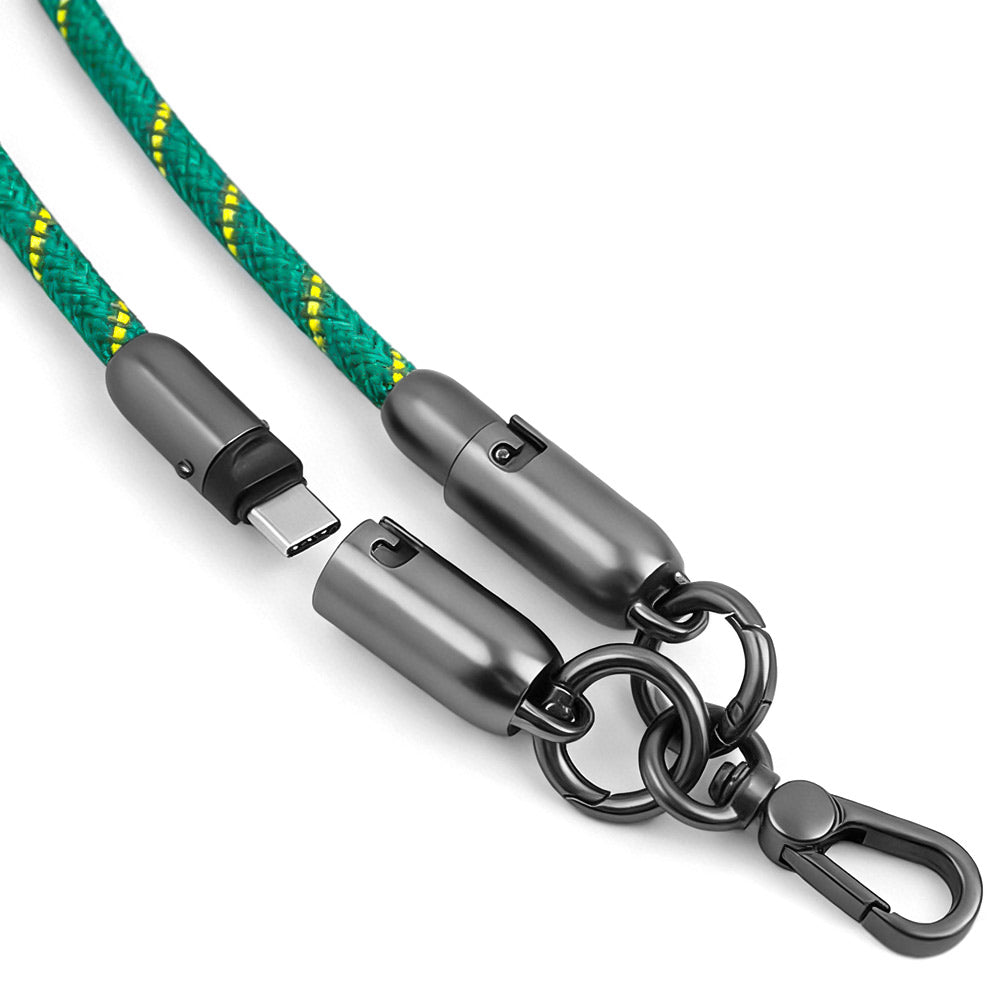 PWR-CB11 | Lanyard Charging Cable | TYPE-C • Lightning