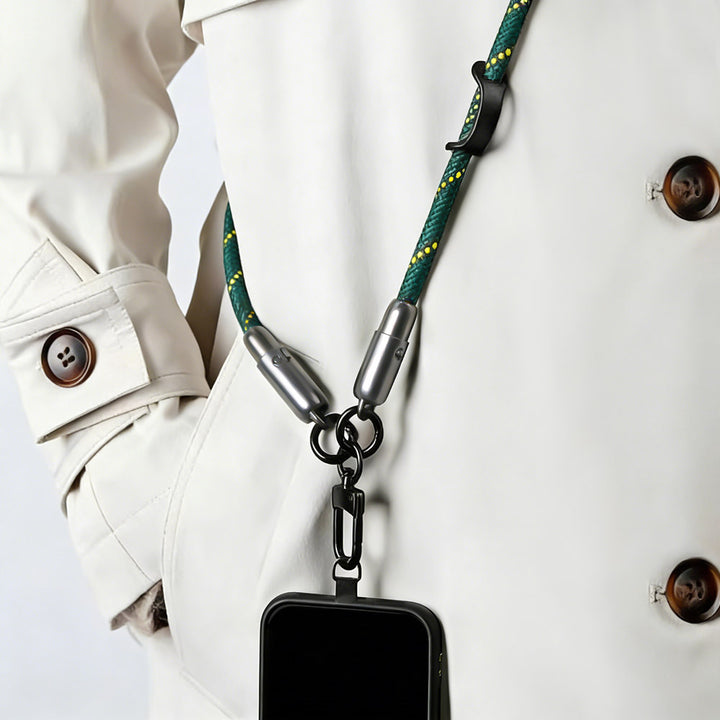 PWR-CB11 | Lanyard Charging Cable | TYPE-C • Lightning