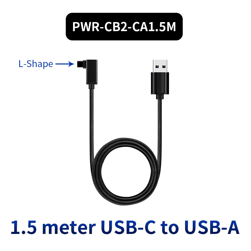PWR-CB | 2 meter / 1 meter Cable | USB-C • Lightning • USB-A