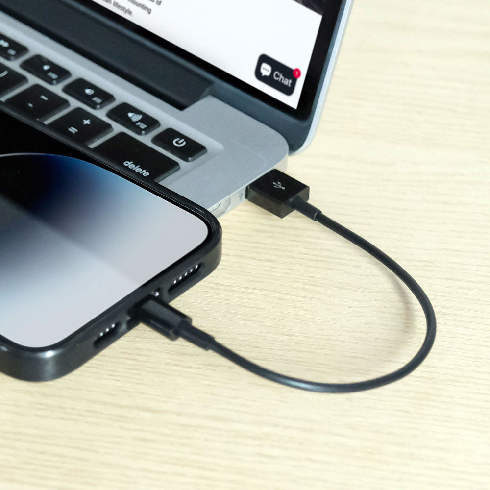 PWR-CB20 | 20cm Short Usb Cable | TYPE-A • TYPE-C • Lightning • Micro