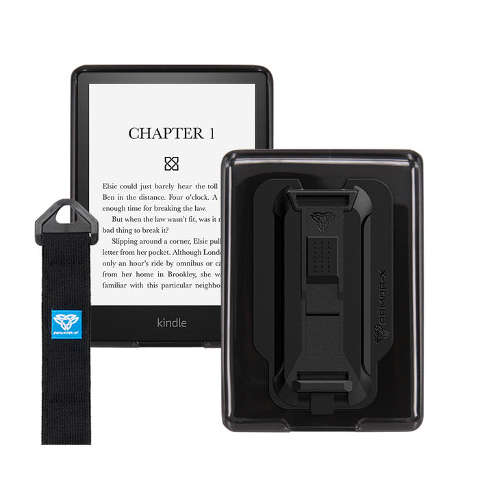 PXS-AZ-PW5 | Amazon Kindle Paperwhite 5 2021 | Shockproof Case w/ Kickstand & hand strap & X-Mount